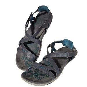 Merrell Slate Performance Sandals Sandspur Blue Gray Size 9